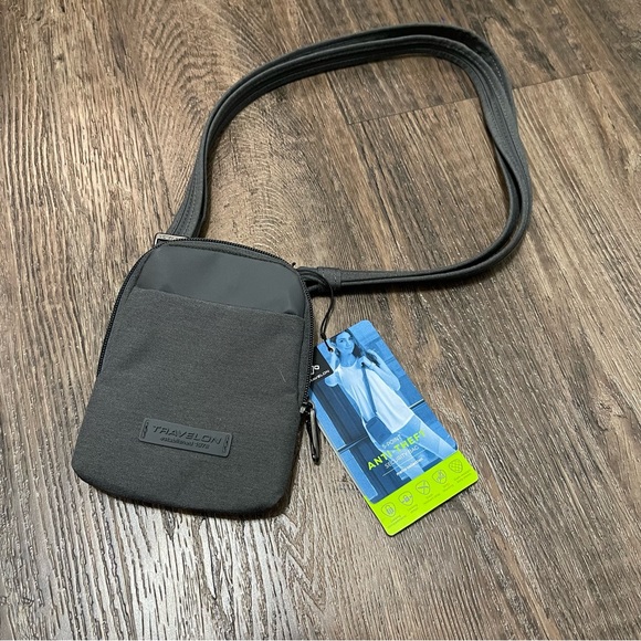 Travelon Bags Travelon Anti Theft Metro Stadium Mini Crossbody Bag
